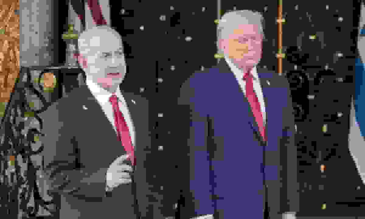 حضور نتانیاهو در جشن سال نوی ترامپ