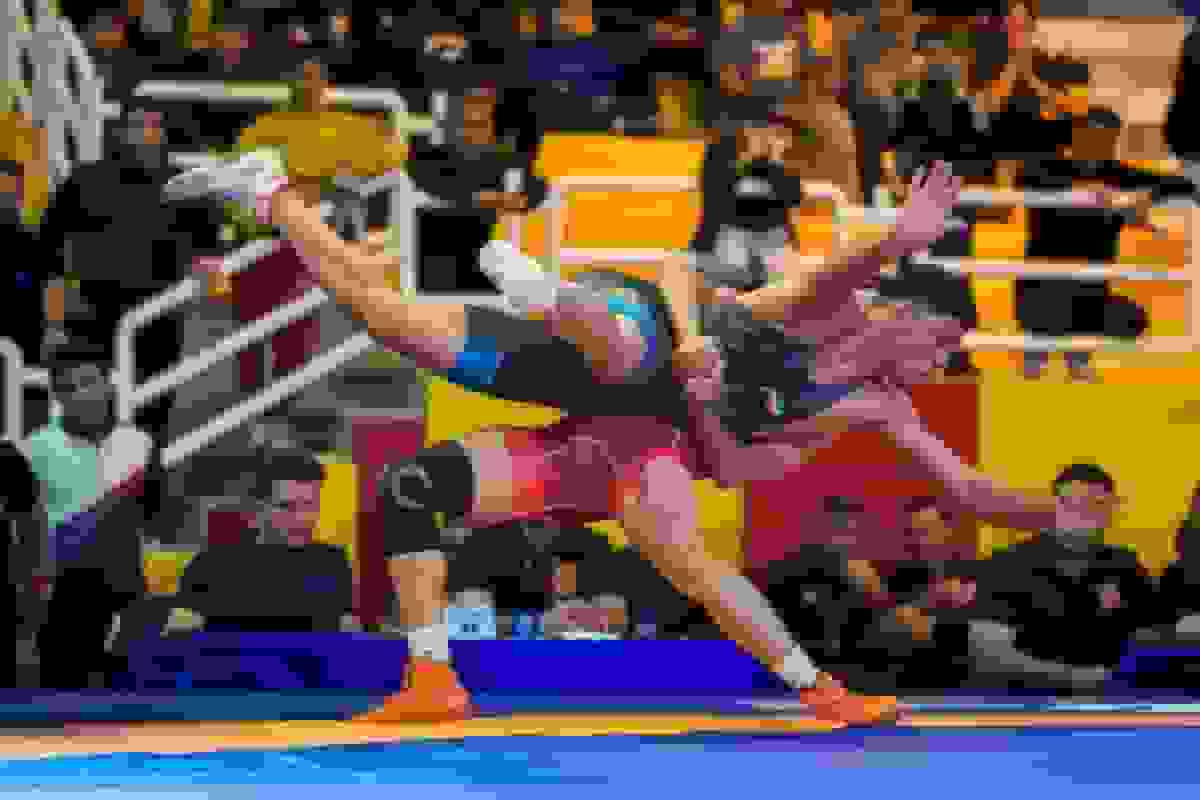 نتایج فینال‌های پنج وزن دوم کشتی فرنگی جوانان