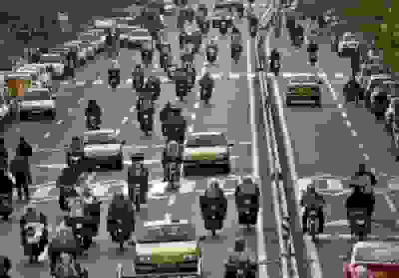 جریمه بیش از یک میلیون موتورسوار در پاییز امسال