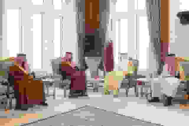 دیدار وزیر دفاع عربستان با امیر قطر در دوحه