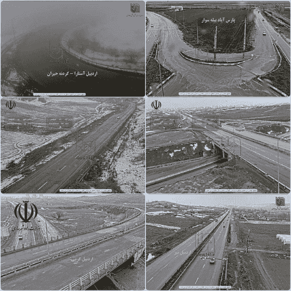 شرایط جاده‌های استان اردبیل؛ برفی و بارانی اما باز است