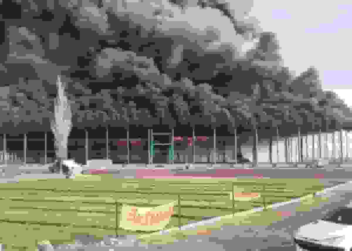 آتشسوزی گسترده در کارخانه چیپس سیبزمینی اردبیل