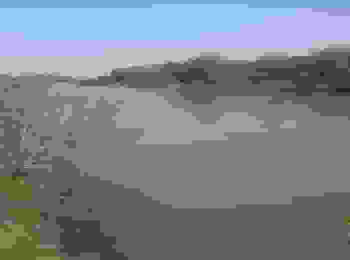 سیلابی شدن رودخانه قره سو در غرب گلستان بر اثر بارش شدید