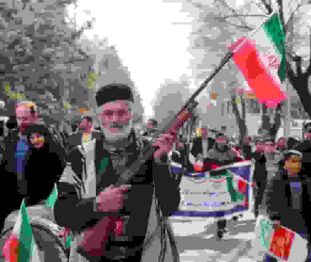 خروش ترک، لر و فارس در راهپیمایی ۲۲ بهمن چهارمحال و بختیاری