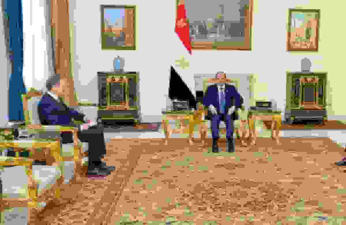 دیدار رئیس سازمان اطلاعات خارجی روسیه با رئیس جمهور مصر