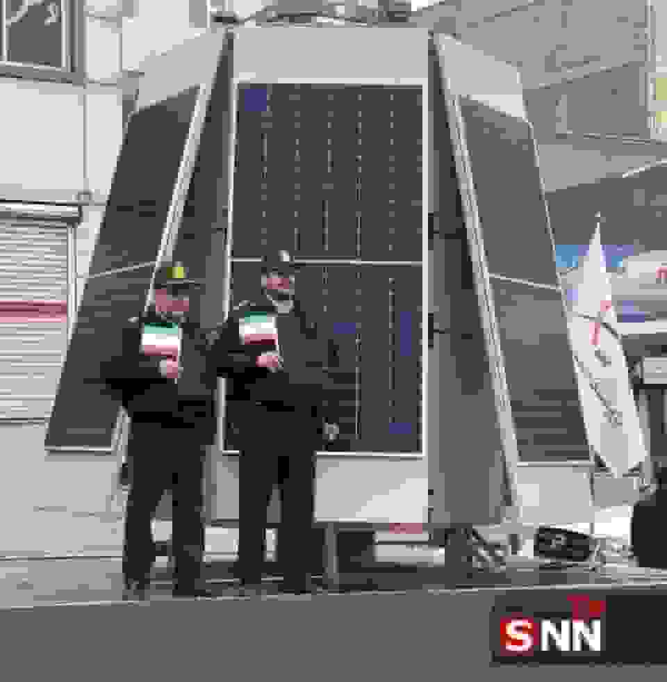 نمایش دستاوردهای فضایی در راهپیمایی ۲۲ بهمن