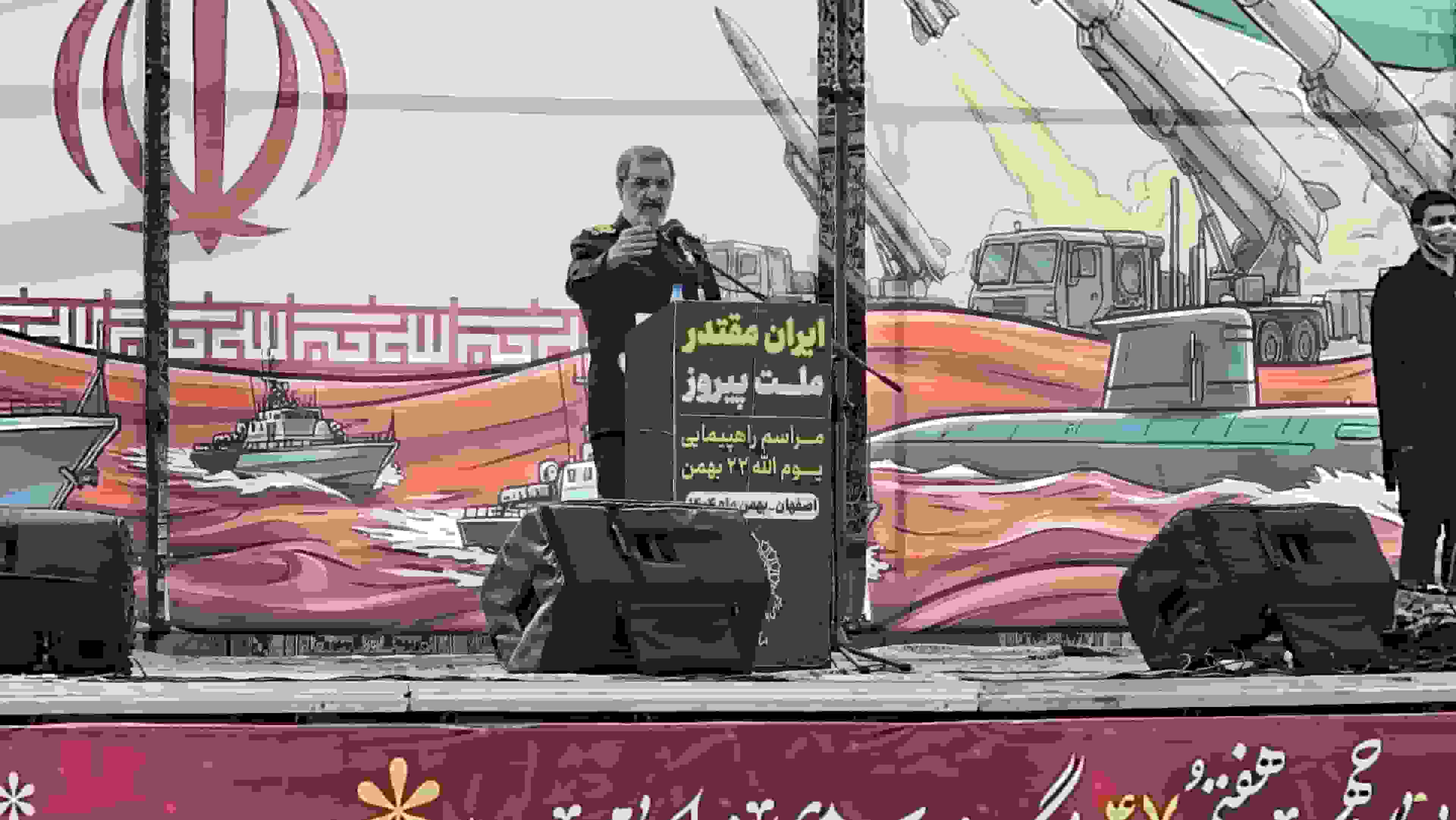 هشدار سردار رضایی به دشمن در راهپیمایی ۲۲ بهمن: اگر اشتباه کنید، آتش‌بسی نخواهیم داشت