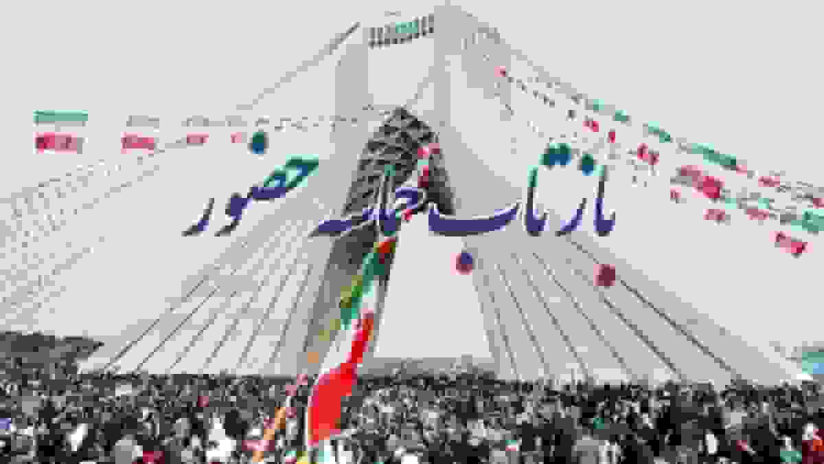 تایم لپس خروش میلیونی مردم تهران در راهپیمایی ۲۲ بهمن