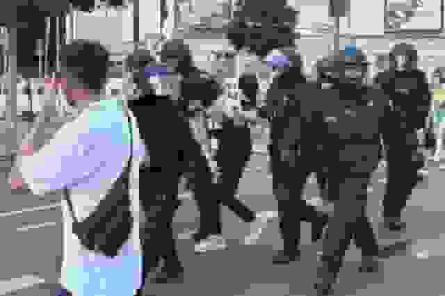 برخورد خشن پلیس آلمان با حامیان فلسطین