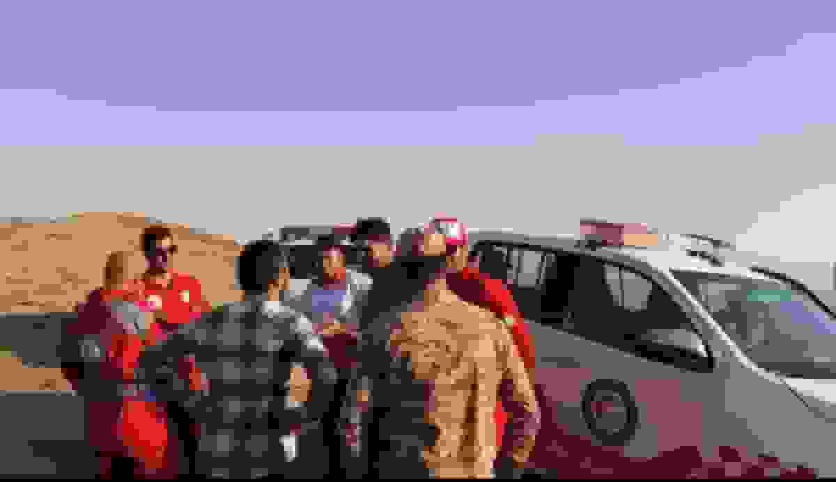 تلاش امدادگران برای پیدا کردن زن کمیجانی