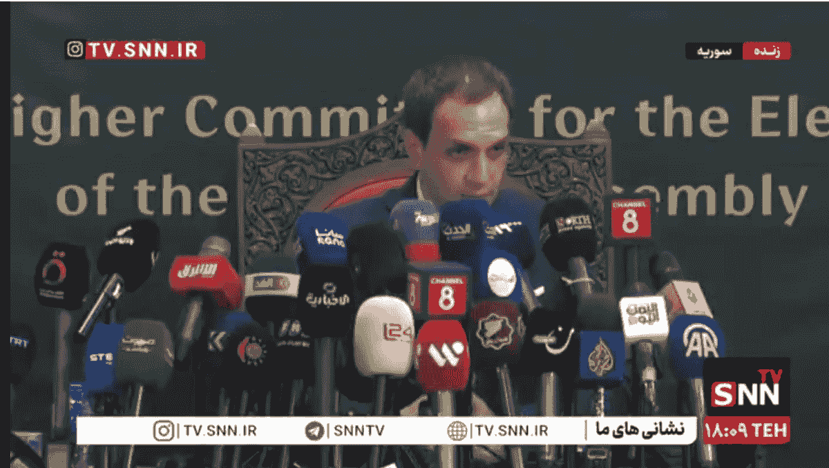 ادعای سخنگوی انتخابات سوریه: حضور نامزدها نشانه تسلط دولت انتقالی است