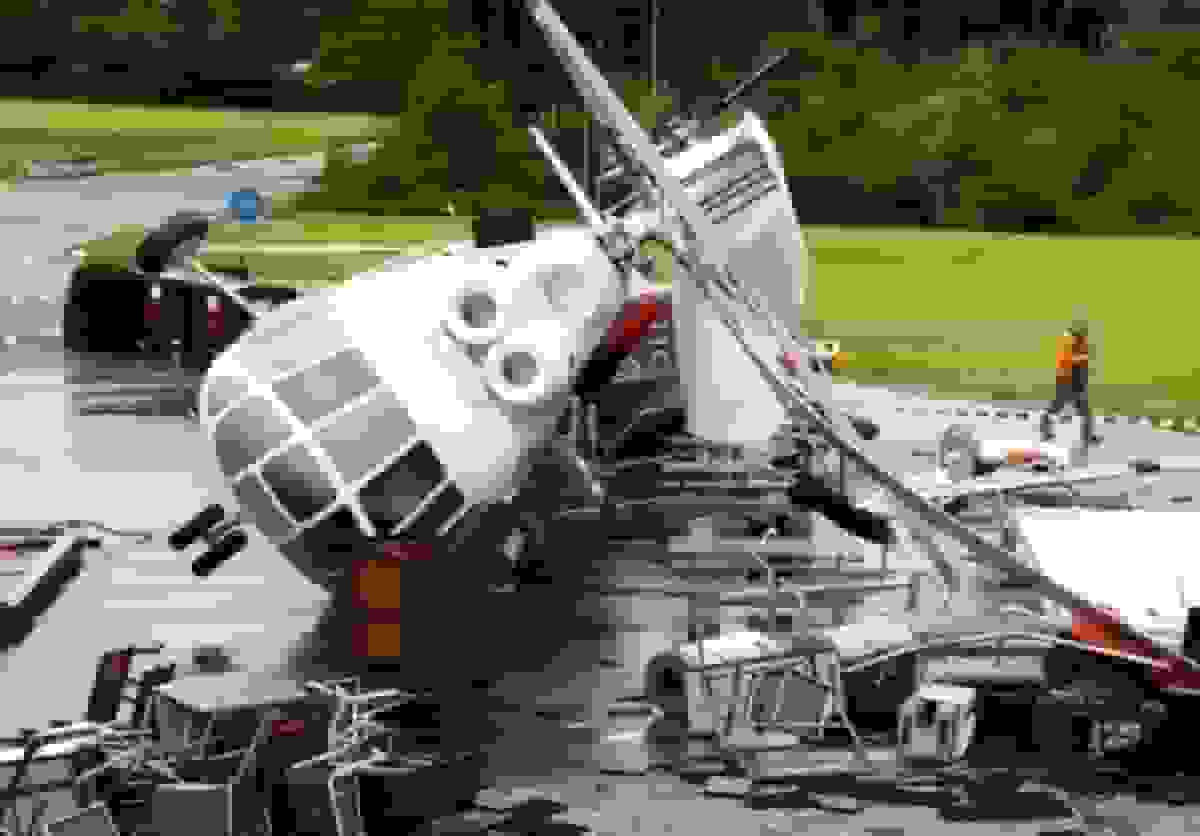 سقوط بالگرد در کالیفرنیا و نیویورک با تلفات انسانی