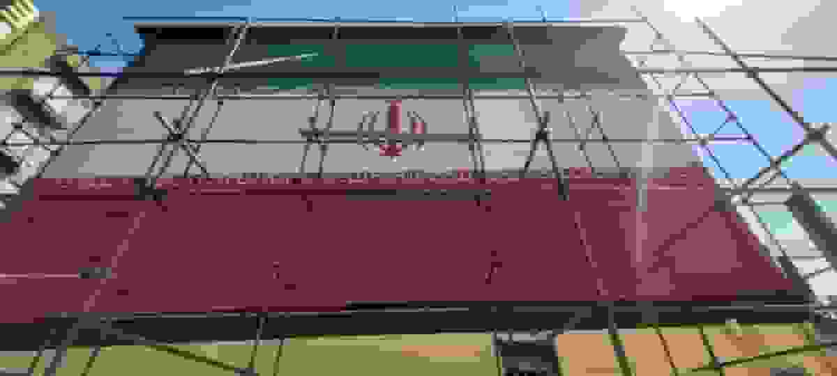 خیابان ولیعصر با نقش پرچم ایران جان تازه گرفت