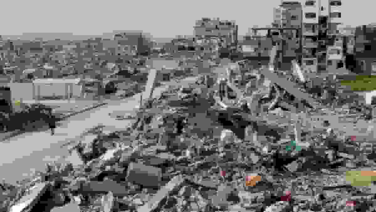 تصاویر ویرانی‌های گسترده در خیابان‌های غزه