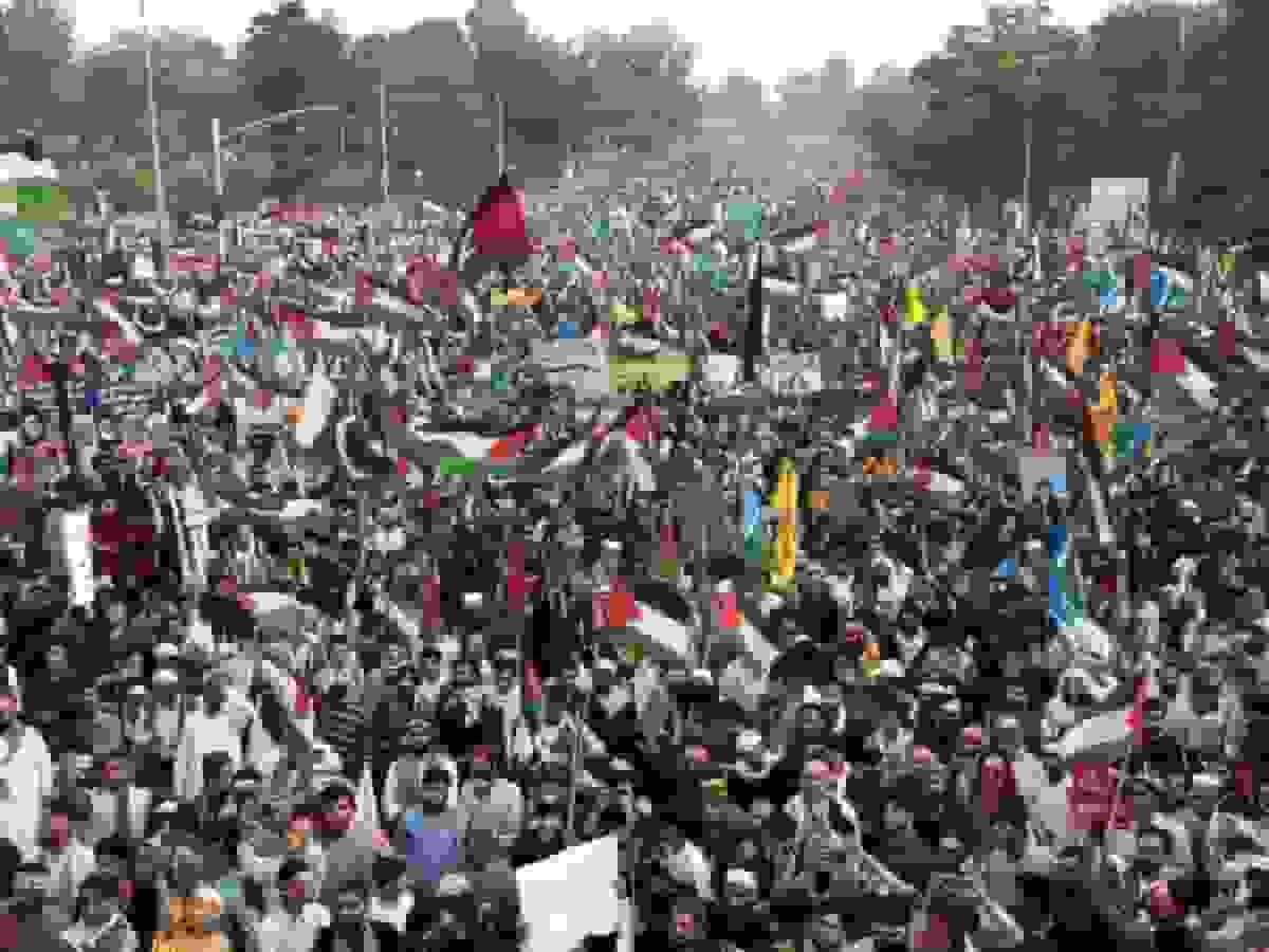 تظاهرات حمایت از فلسطین در پاکستان با عنوان لبیک یا اقصی