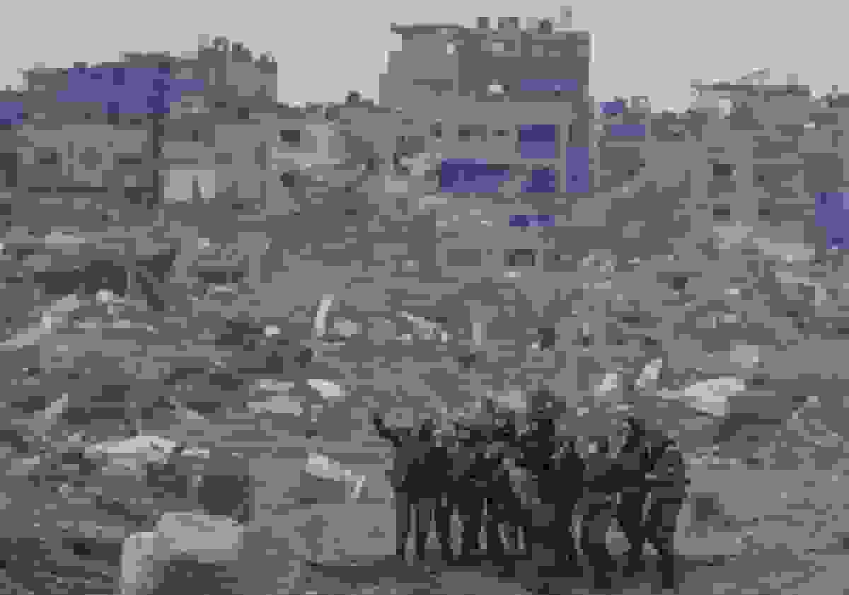 سربازان اسرائیلی مستندسازی تخریب خانه‌های فلسطینیان