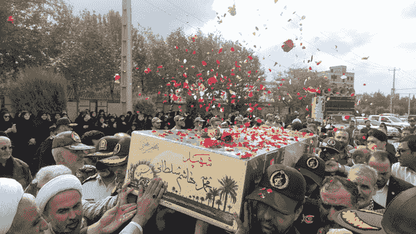 استقبال باشکوه مردم گرگان از پیکر شهید محمدهاشم سلطانی