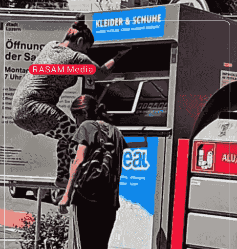 سرقت لباس‌های خیریه در شهر لوتسرن سوئیس