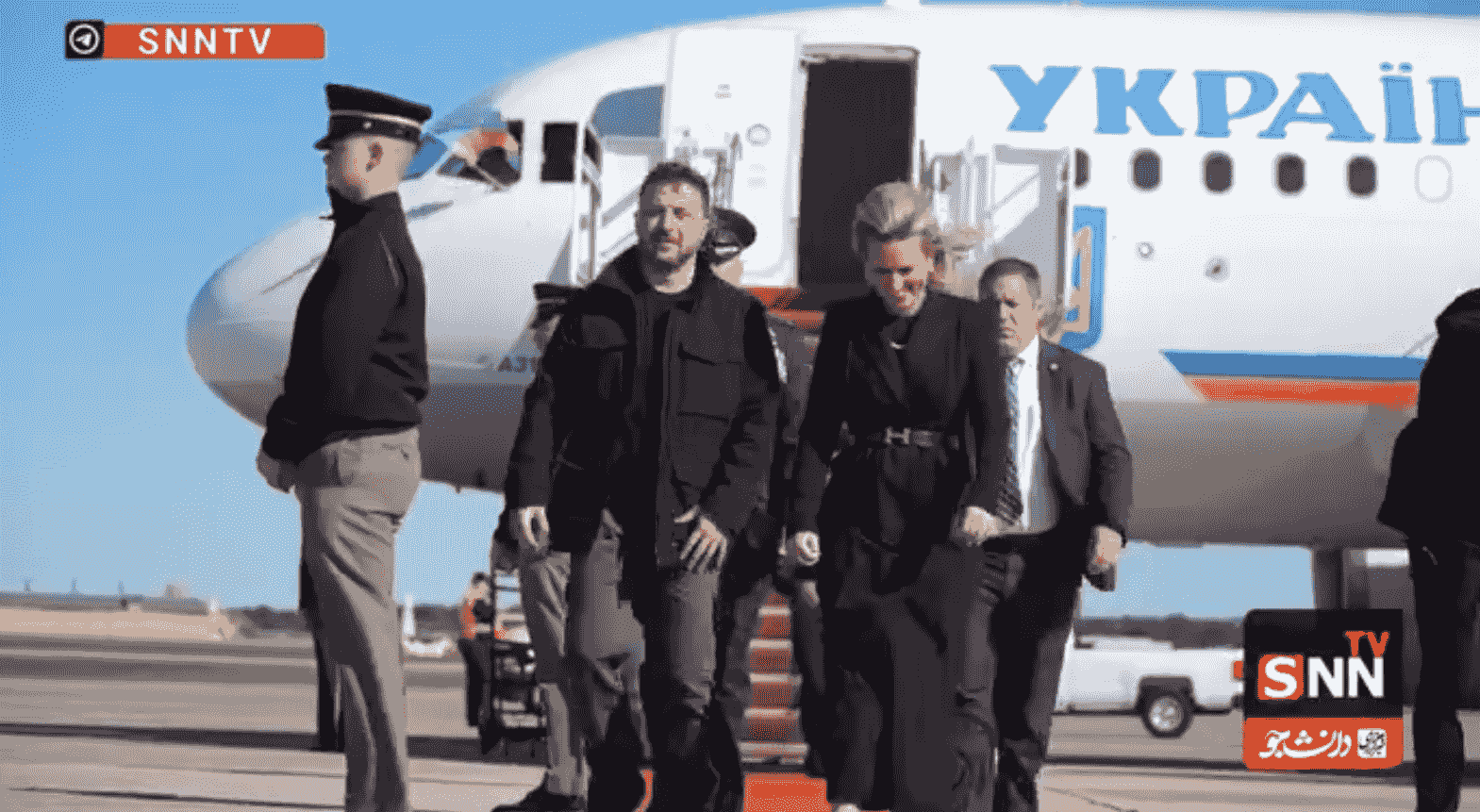 ورود زلنسکی به آمریکا و دیدار با ترامپ