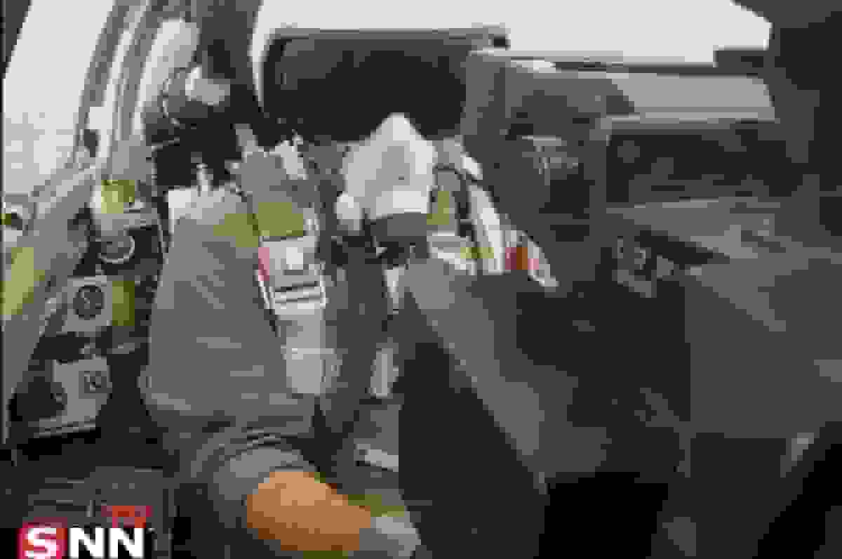 سلفی خلبان جنگنده سوخو ۲۲ فیتر سپاه در حین پرواز