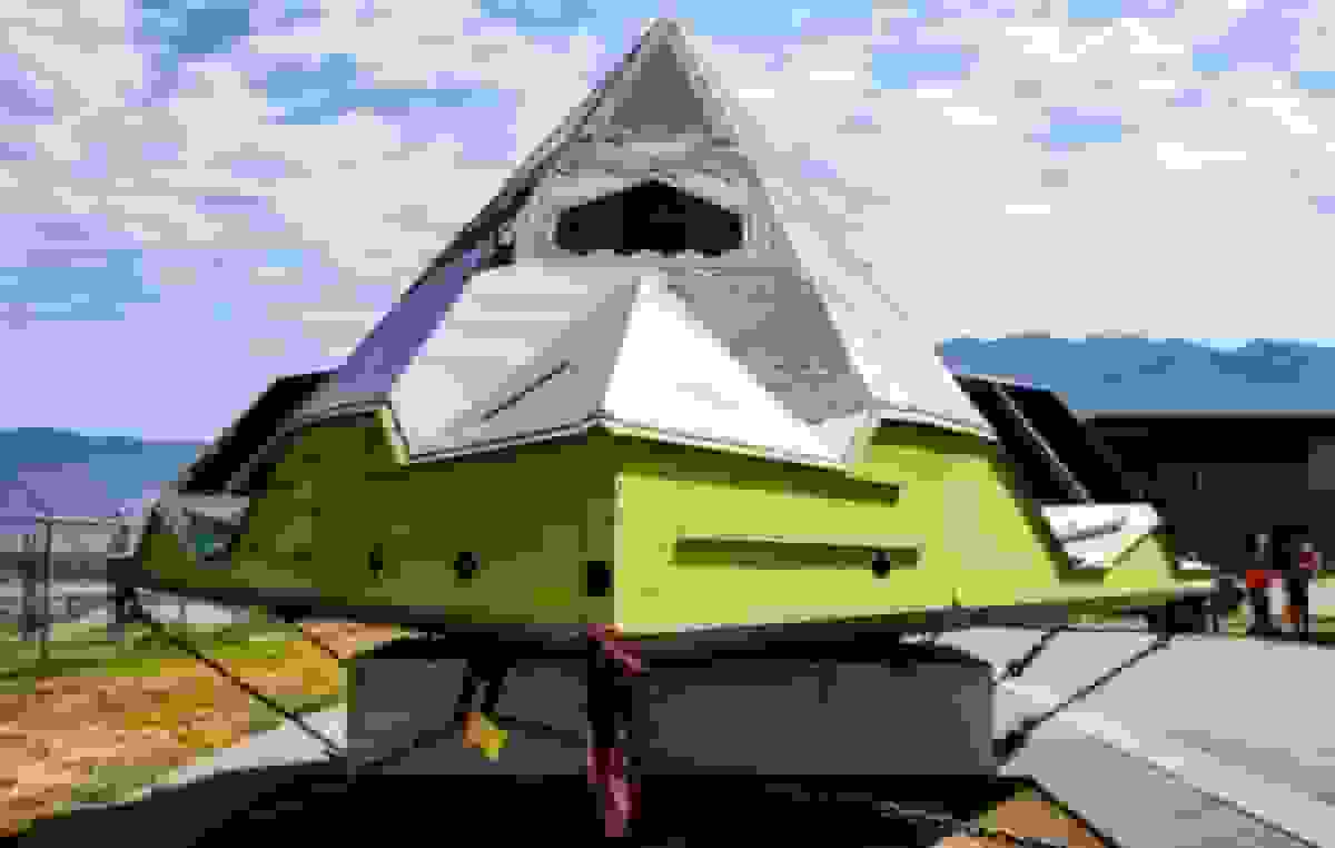 بدنه اوراق‌شده پیشرفته‌ترین بمب‌افکن رادارگریز آمریکا