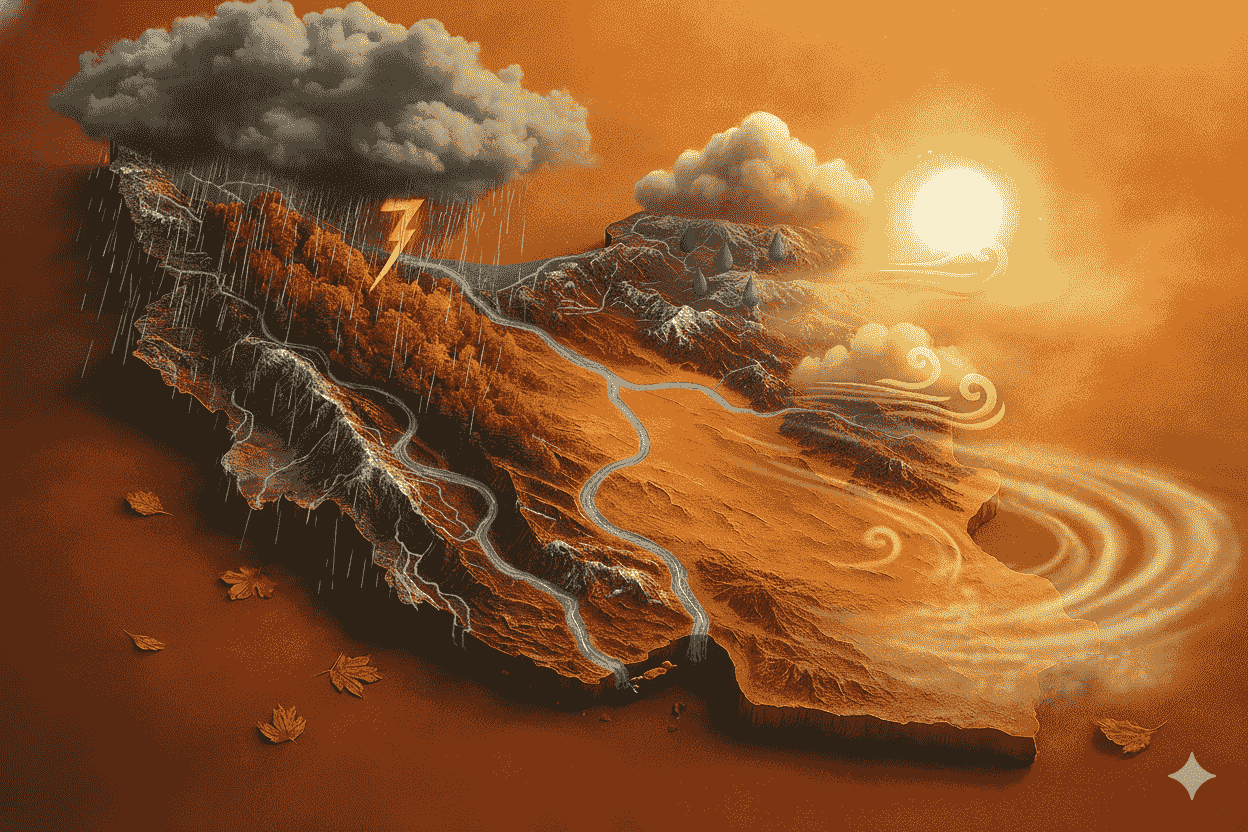 هشدار هواشناسی: باران در شمال و طوفان در سواحل بوشهر تا پایان هفته