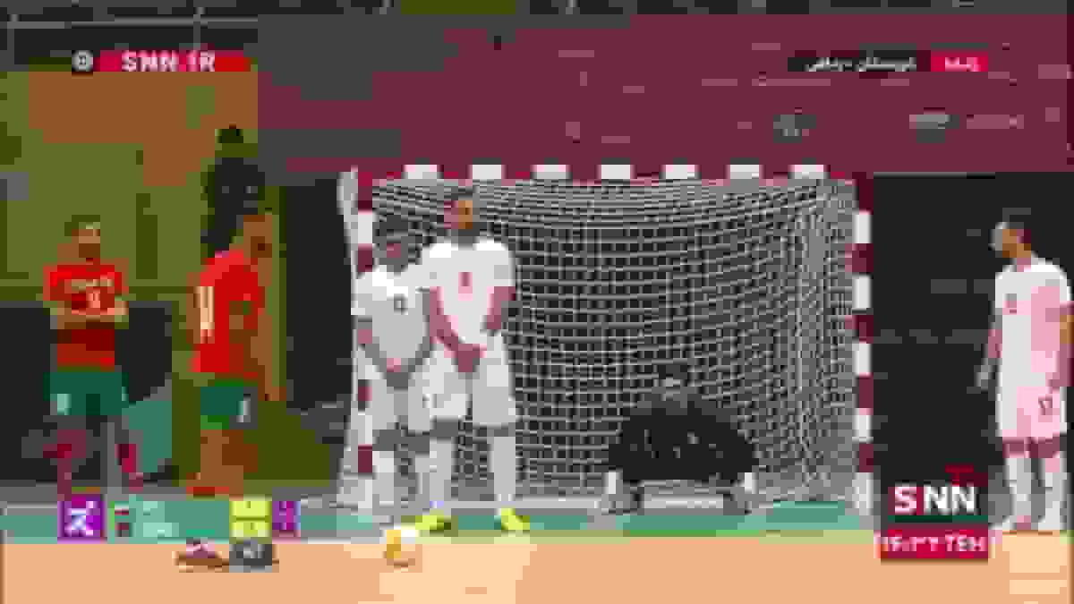 گل اول تیم فوتسال مراکش به ایران