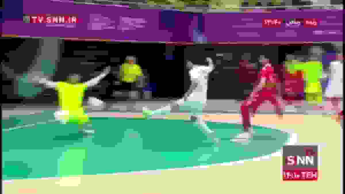 گل سوم ایران به تاجیکستان توسط کریمی