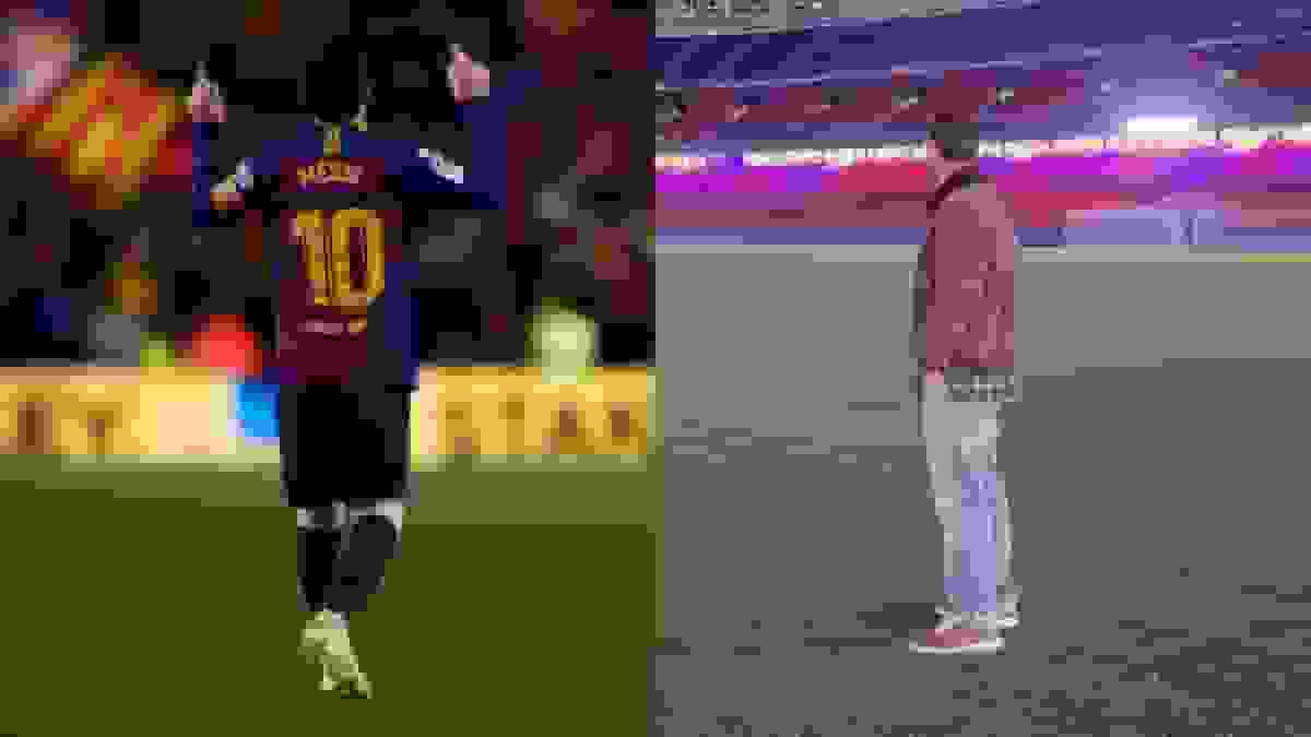 بازگشت مخفیانه لیونل مسی به نیوکمپ و ابراز دلتنگی