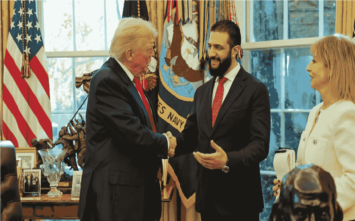 دیدار ترامپ با جولانی با هدف ایجاد منطقه حائل برای رژیم صهیونیستی