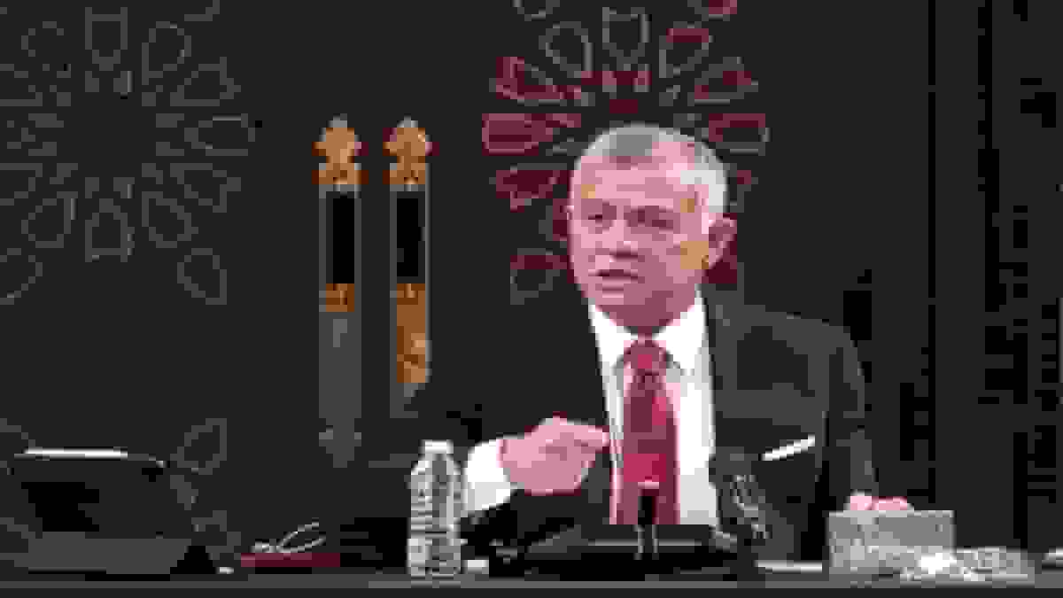 تاکید پادشاه اردن بر حمایت از فلسطین در سالروز استقلال