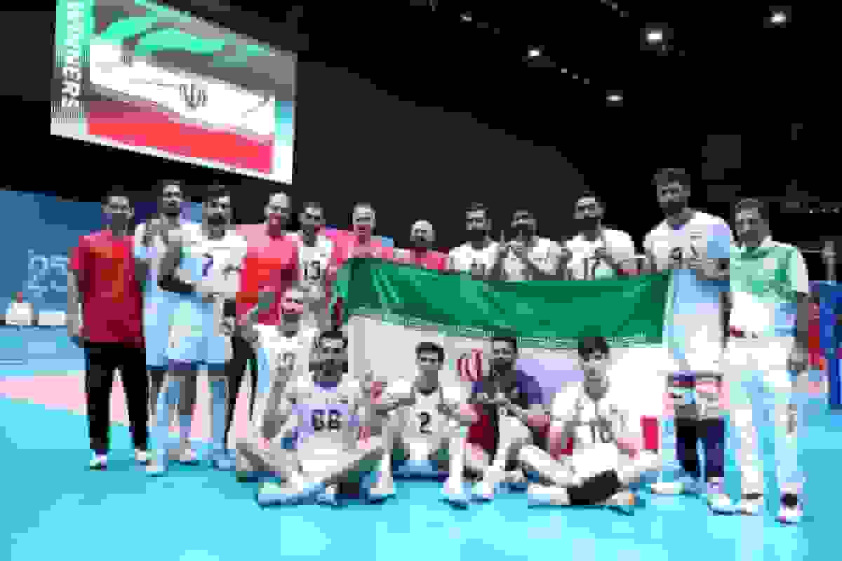 قهرمانی والیبال ایران مقابل ترکیه در بازی‌های کشورهای اسلامی