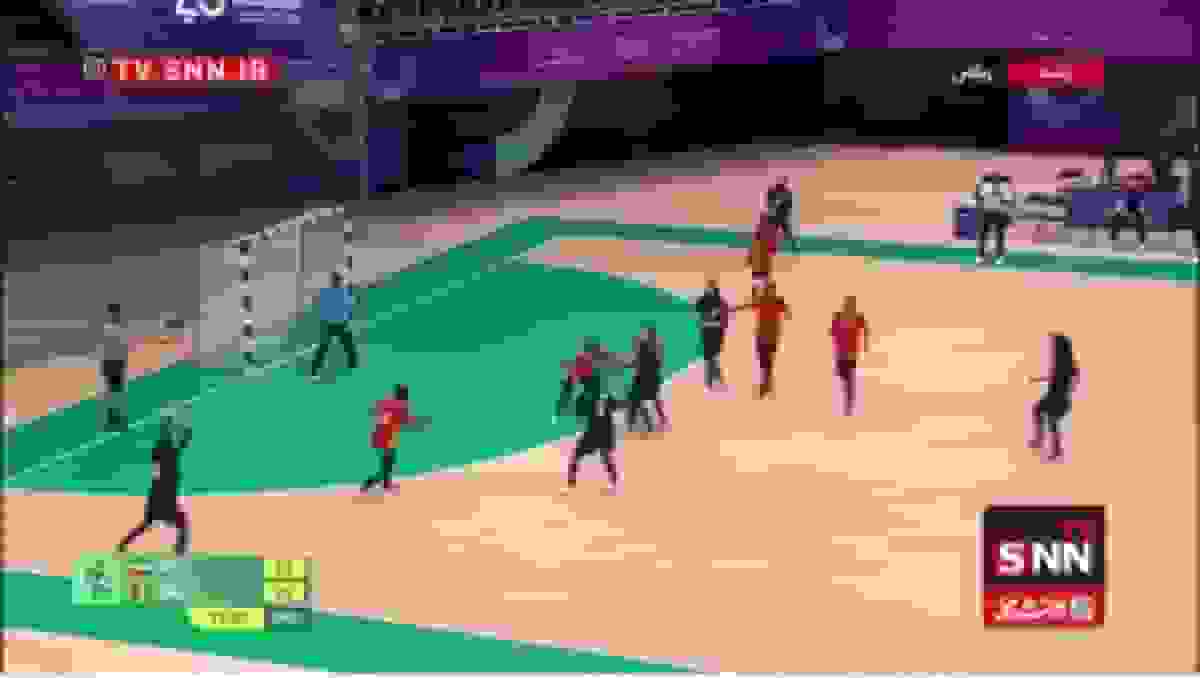 صعود تیم هندبال بانوان ایران به مرحله نیمه‌نهایی