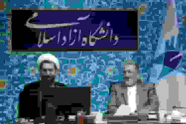 دیدار رئیس دانشگاه آزاد اسلامی با حجت‌الاسلام رستمی