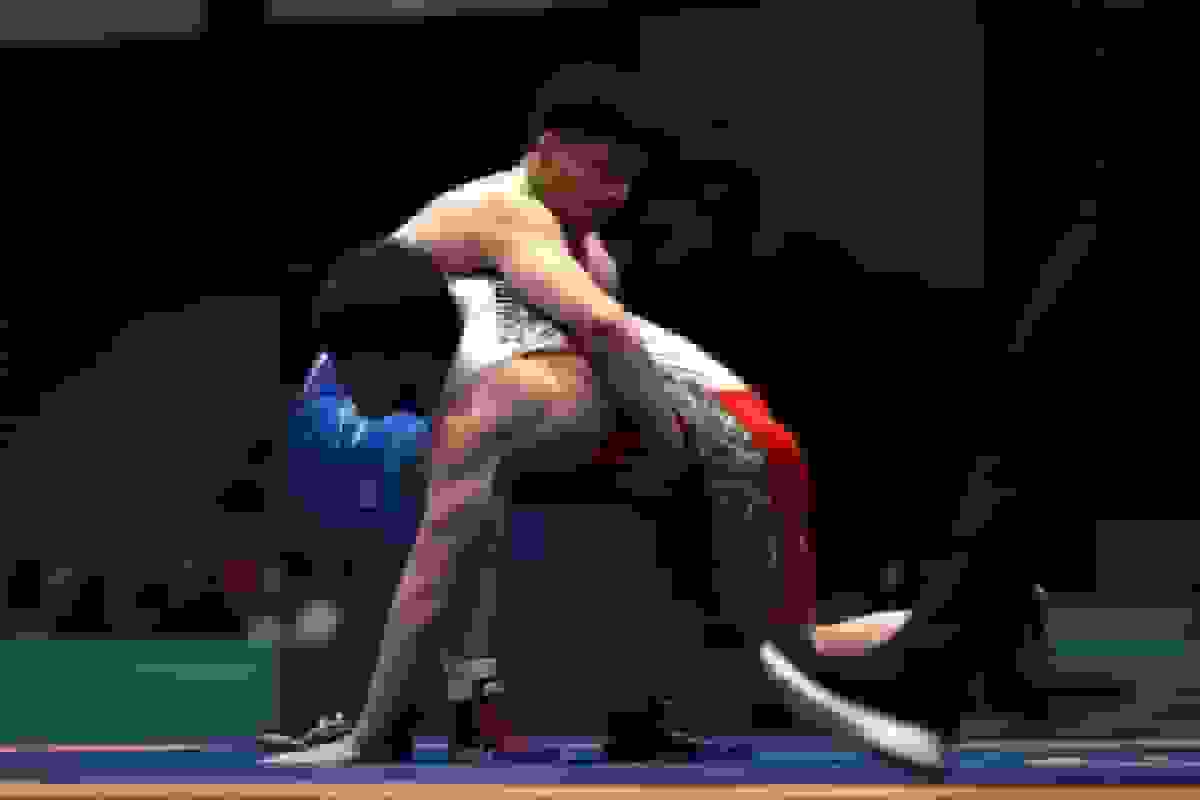 فیلم کشتی امیر عبدی در فینال و کسب مدال نقره