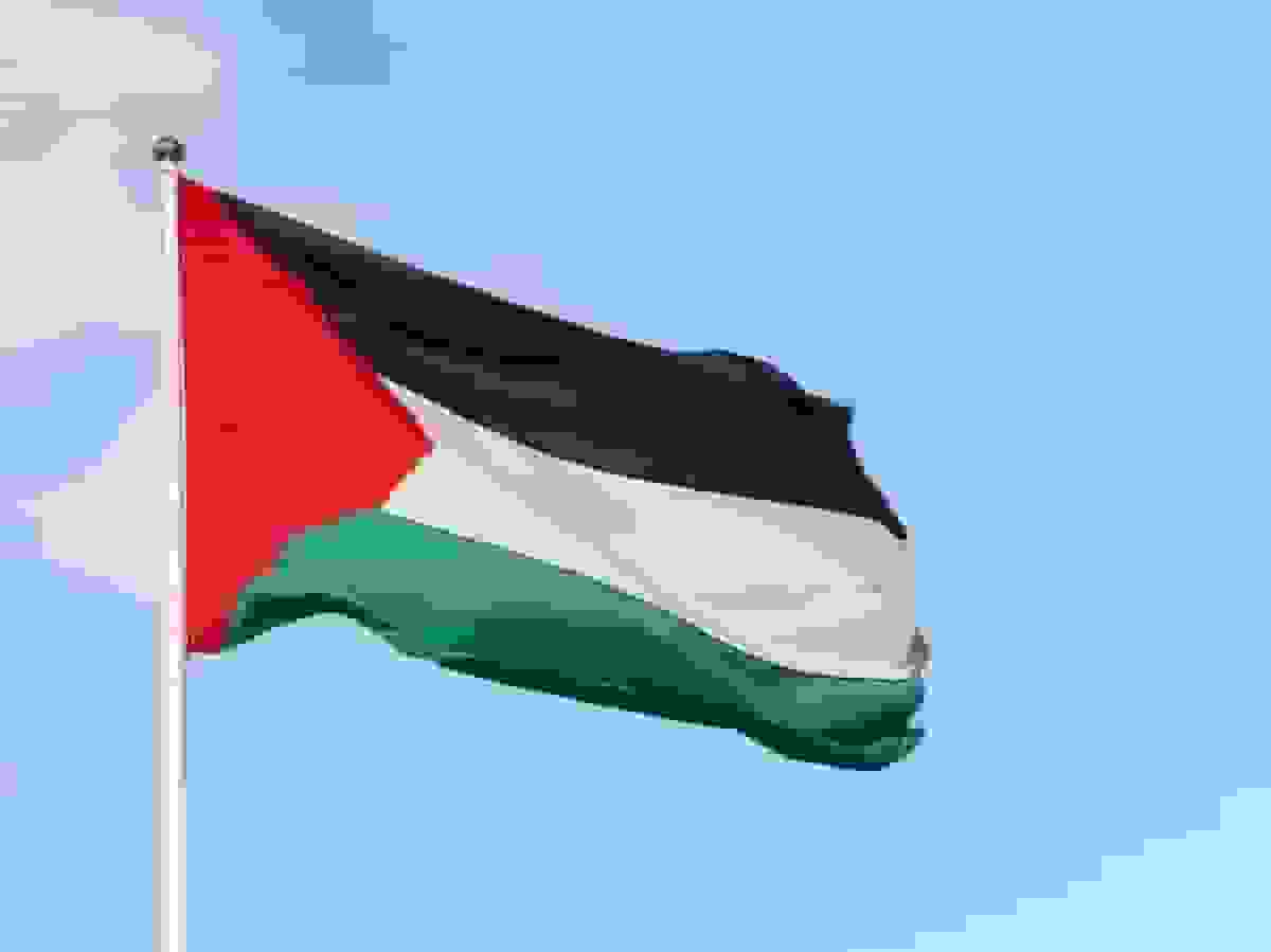 برافراشتن پرچم فلسطین در میدان مرکزی تورنتو