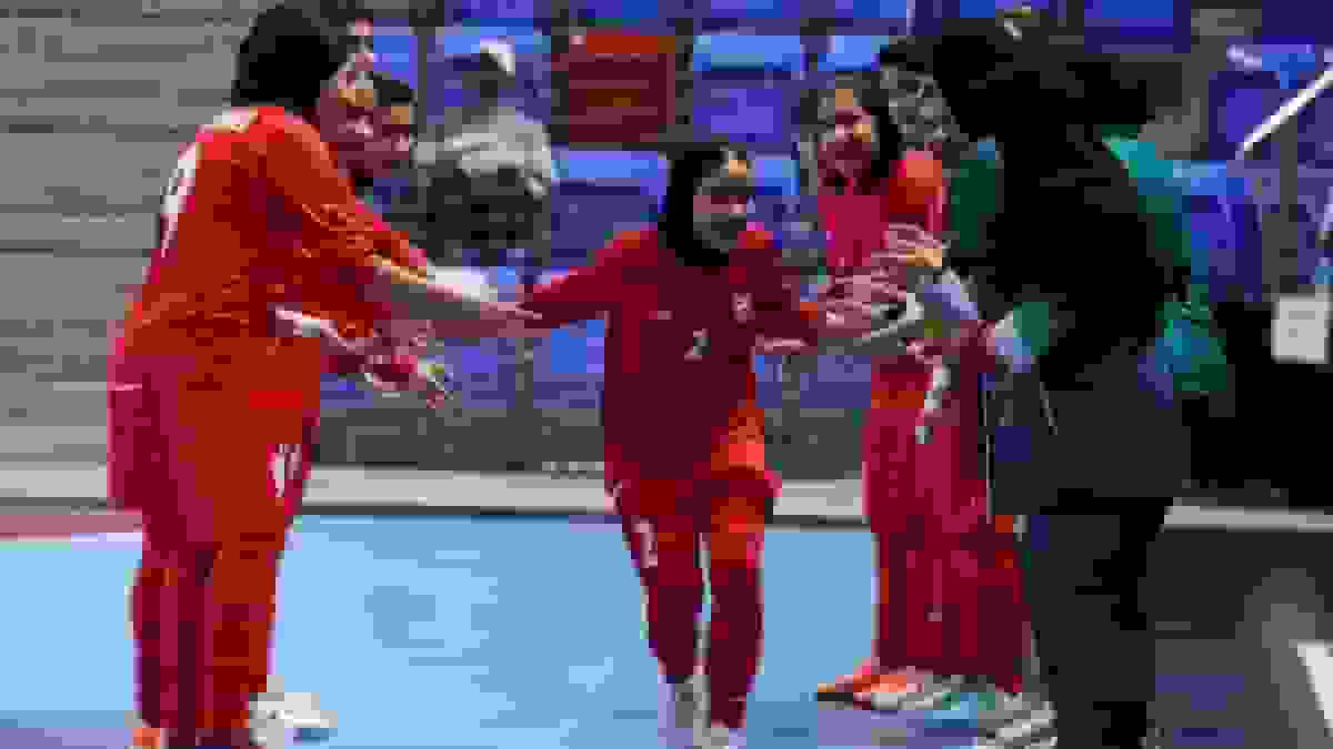 بازی فوتسال دختران ایران و چین تایپه با نتیجه ۰-۰ به پایان رسید