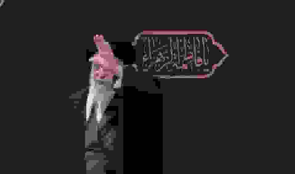 اولین شب مراسم عزاداری شهادت حضرت زهرا(س) با حضور رهبر انقلاب