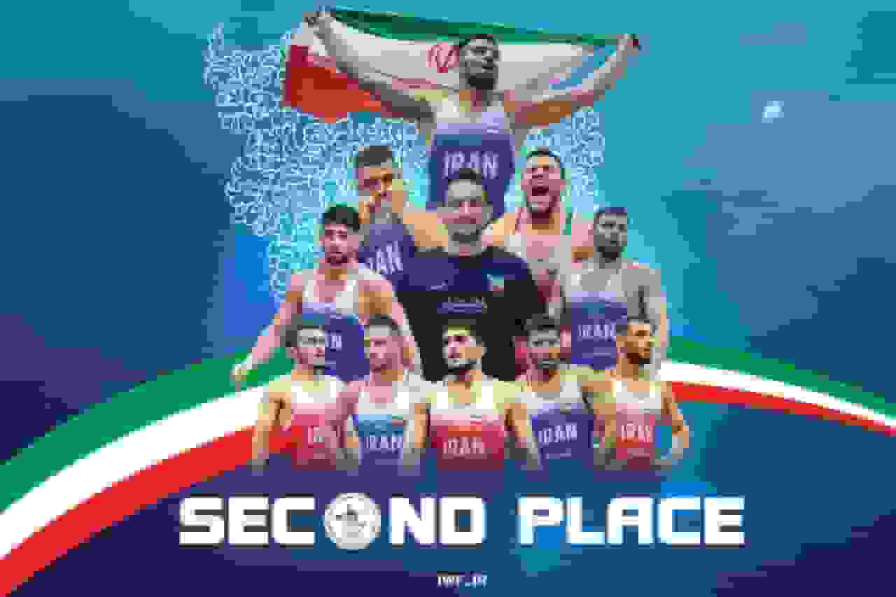 تیم کشتی آزاد امید ایران با شش مدال نایب قهرمان جهان شد