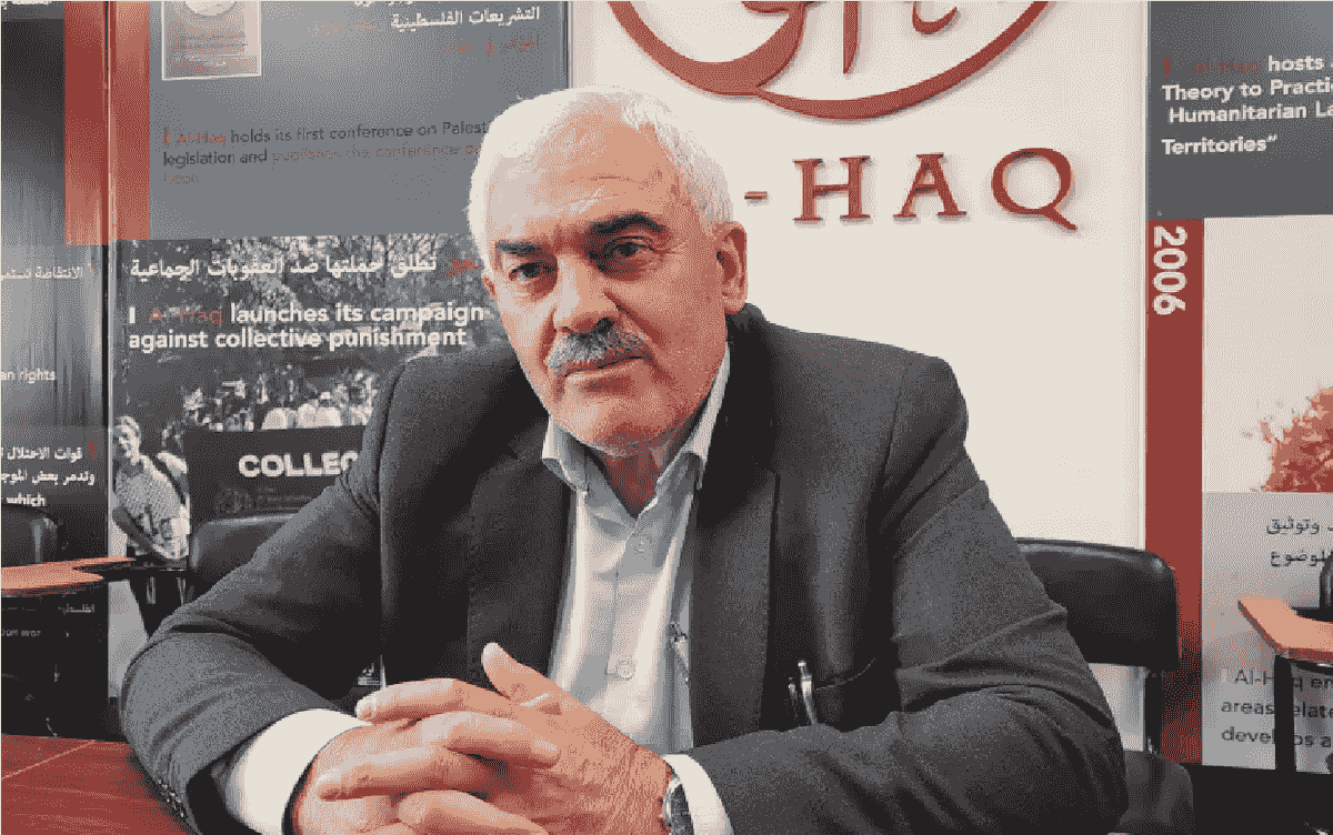 مدیر مؤسسه «الحق»: نسل‌کشی خاموش در کرانه باختری