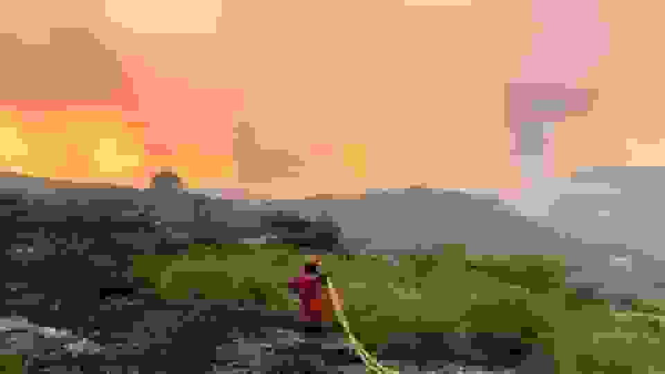 لکه‌گیری و ایجاد معبر ضد حریق در جنگل‌های الیت مرزن‌آباد