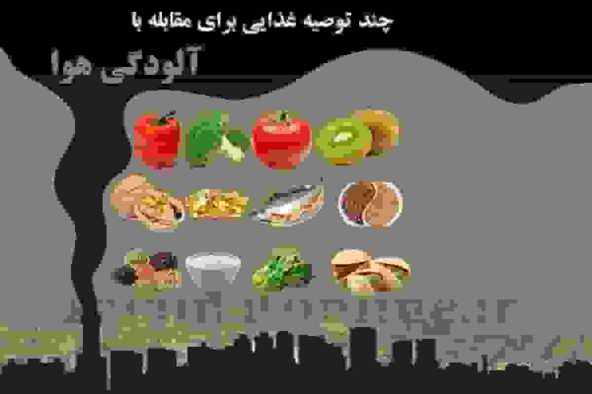 زمان آلودگی هوا و غذاهای مفید و مضر / بهترین ویتامین‌ها برای مقابله با هوای ناسالم