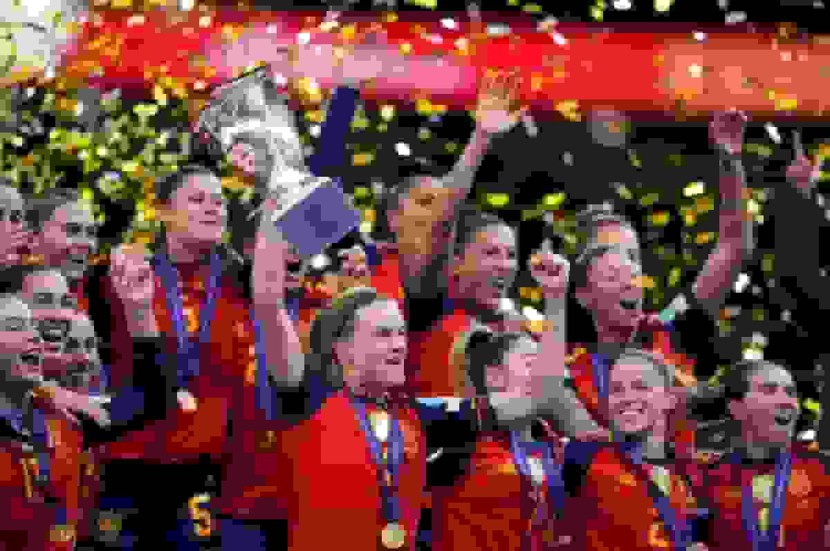 قهرمانی بانوان اسپانیا در لیگ ملت های اروپا