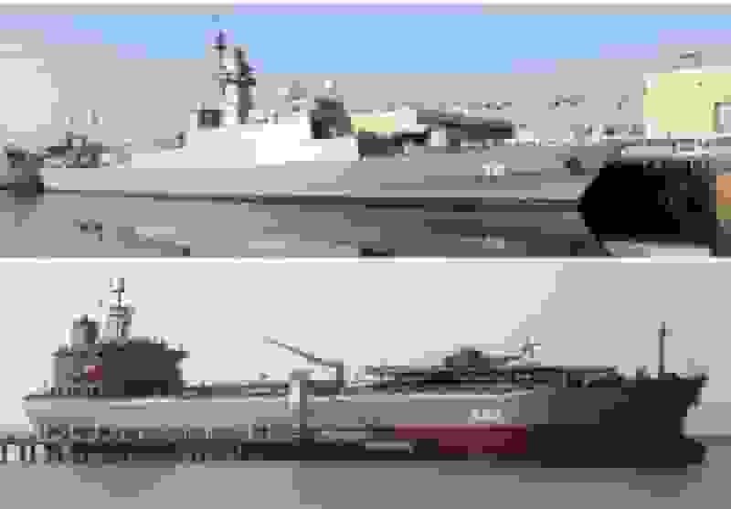 آماده‌سازی ناوشکن‌های سهند و کردستان برای اسکورت شناورها در اقیانوس‌ها