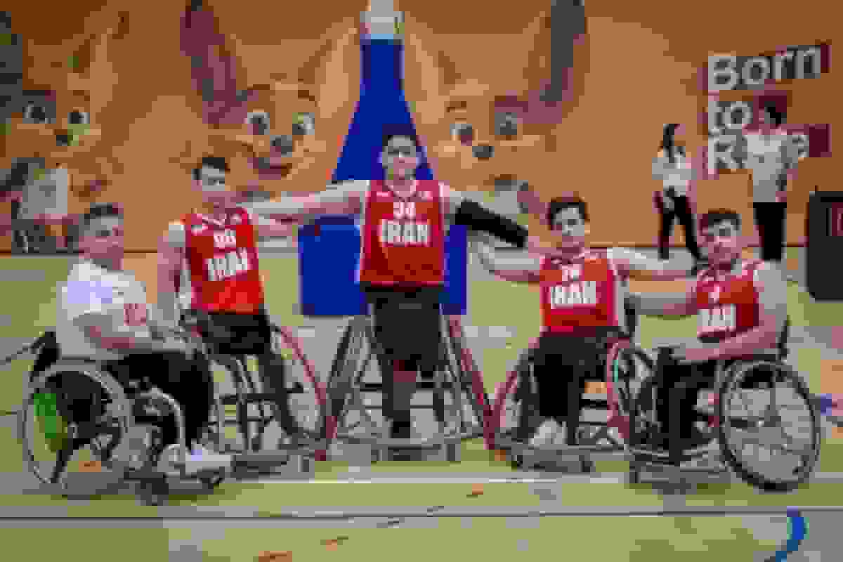 حضور تیم بسکتبال سه‌نفره با ویلچر ایران همراه با بازیکن لژیونر