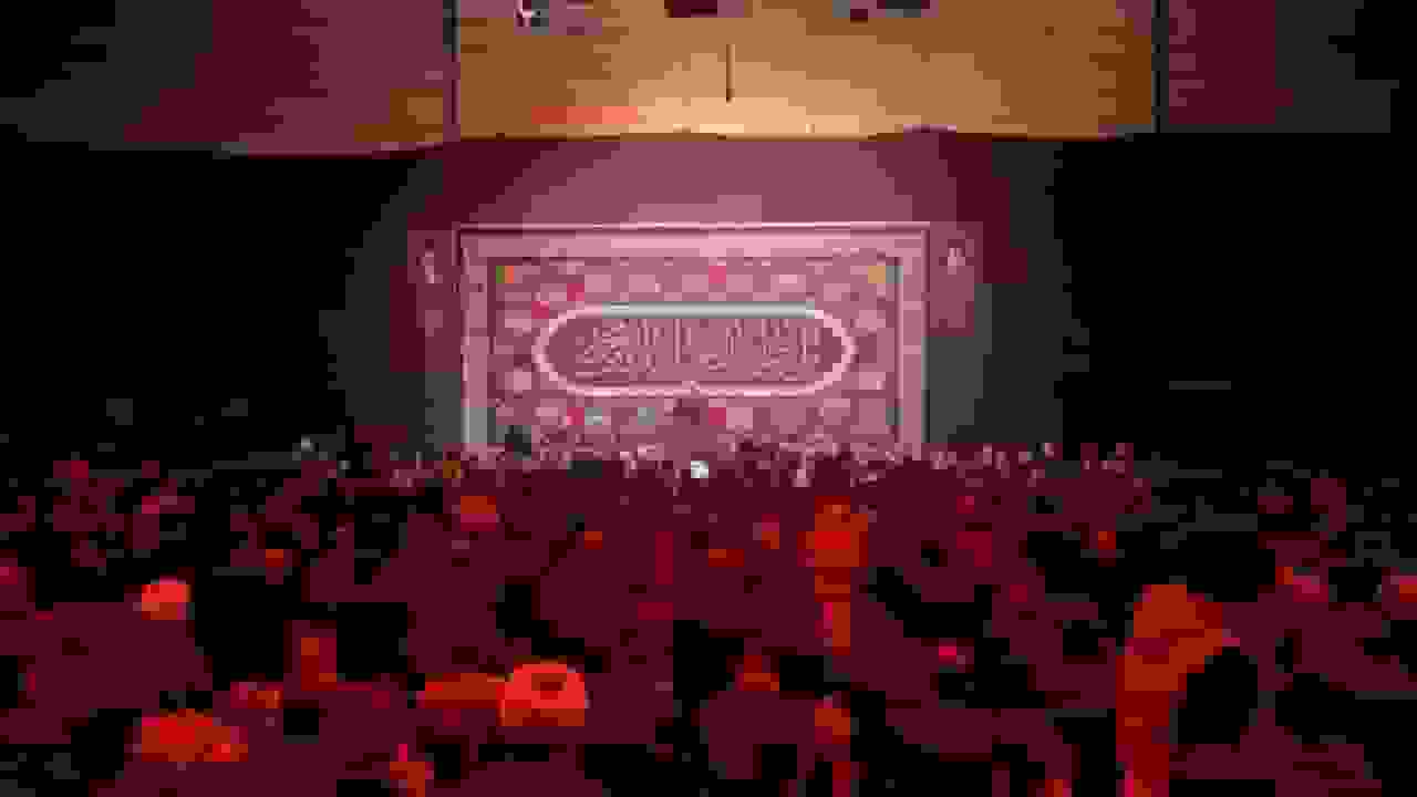 بوی عطر شهدای گمنام در مراسم شب فاطمه بجنورد