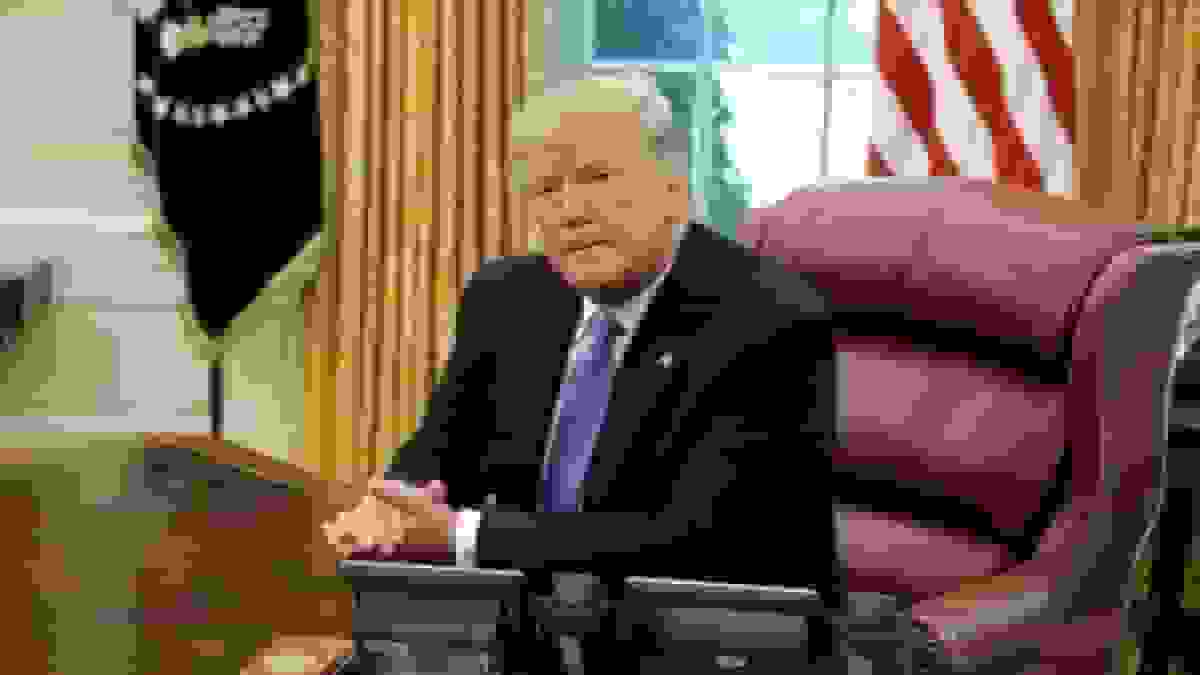 اظهارات ترامپ در کاخ سفید