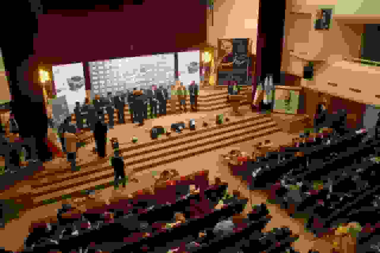 احیای سرود ملی مقاومت ایتالیا با پرچم فلسطین