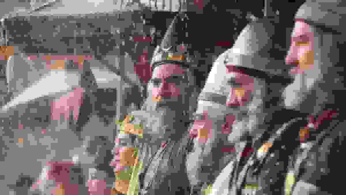 عکس‌های جدید از سریال سلمان فارسی و گریم محمدرضا هدایتی