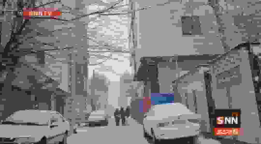 بارش برف در شهرکرد و ادامه موج بارشی تا شنبه در چهارمحال و بختیاری